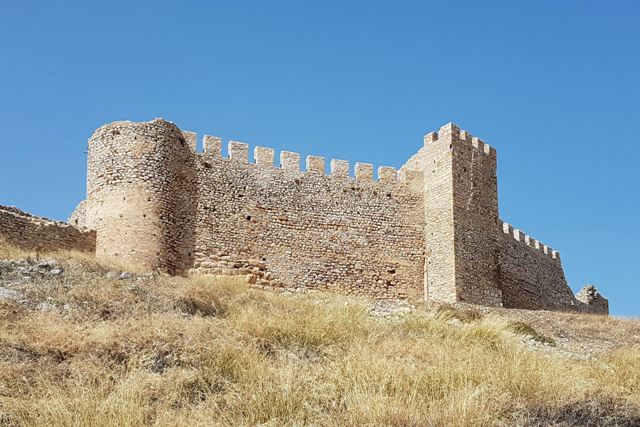 Argos - Renovated tower and battlements of Larissa castle  